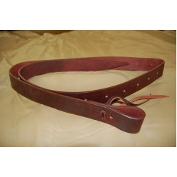 Heavy Latigo Leather Half Breed Tie-Brown
